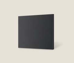 The LG side-by-side fridge freezer close-up with a premium matte black finish integrates seamlessly into a modern kitchen with textured dark cabinets for stylish water and ice dispensers.