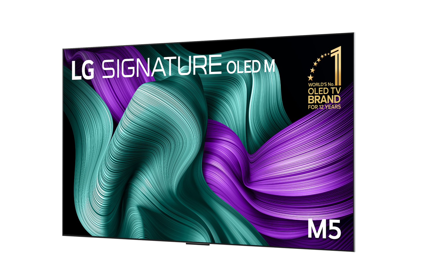LG True Wireless TV 97 inch LG SIGNATURE OLED evo AI M5 with 4K 144Hz Video & Audio Transfer, OLED97M5PSA