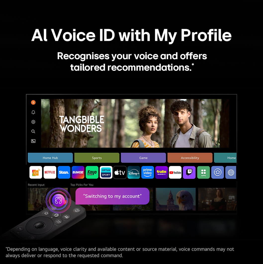 LG True Wireless TV 77 inch LG OLED evo AI M5 with 4K 144Hz Video & Audio Transfer, OLED77M5PSA