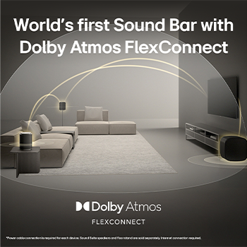 LG Sound Suite with Dolby Atmos FlexConnect technology detects each speaker’s location to optimise surround sound systems	