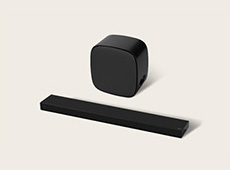 LG Cinema Suite 7, a set of classic home stereo audio system featuring a Sound Suite soundbar and woofer