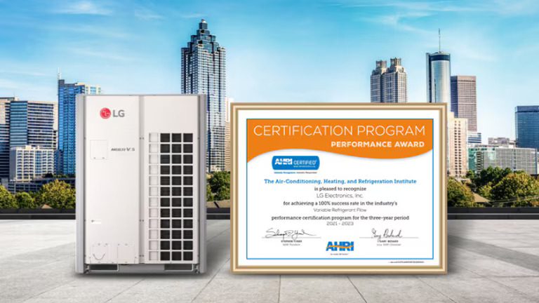 LG Receives AHRI Performance Award For Seventh Consecutive Year 1