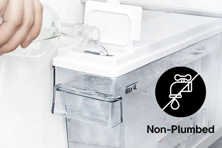 non plumbed fridge 