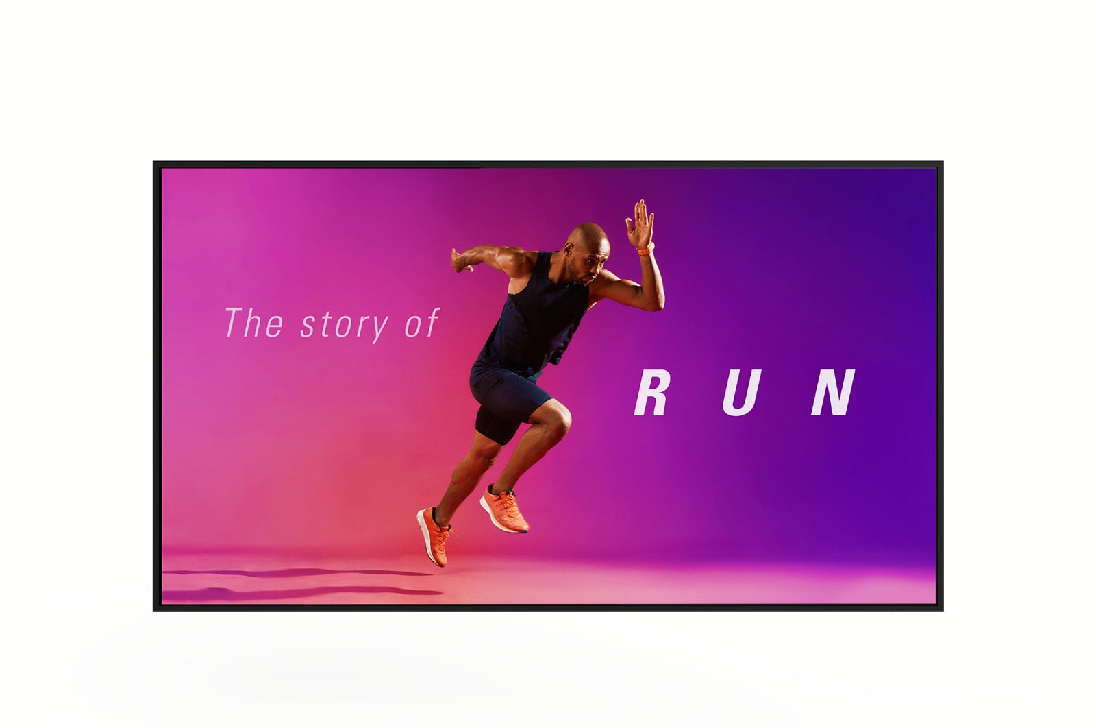 Front view of UHD Large Screen Signage Display 98UM5J-B