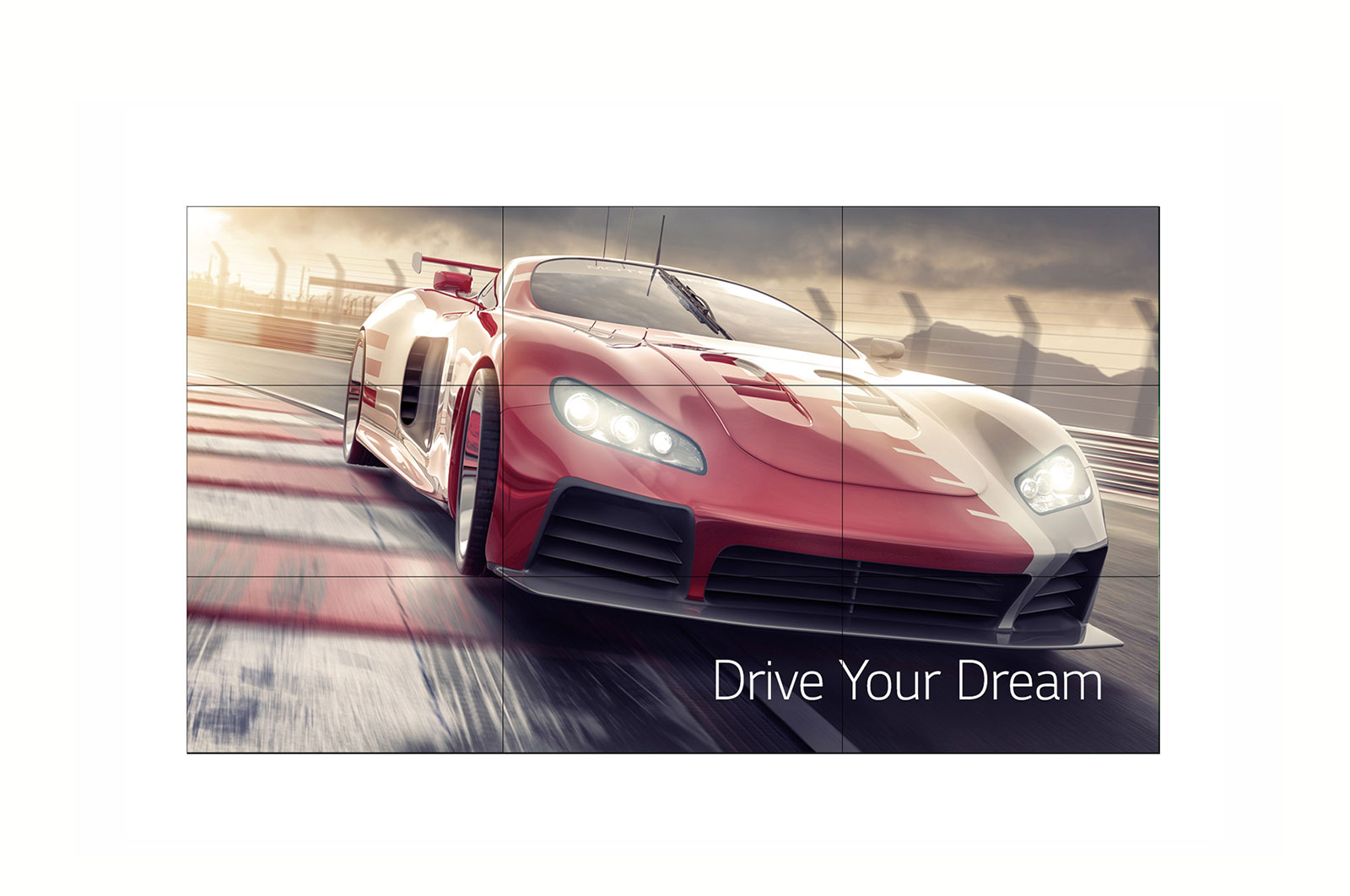 Front view of 55'' 500 nits FHD Slim Bezel Video Wall 55VM5J-H