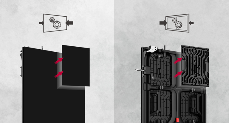 Capable of front or rear installation depending on the customers' needs.
