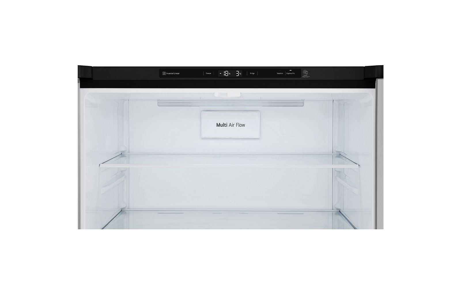 Front view of freezer  of LG GF-B530BL