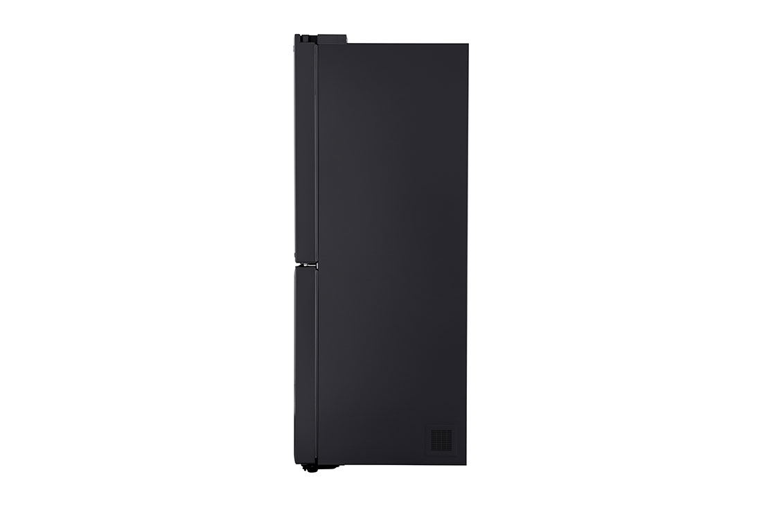 Side view of outside fridge  LG GF-B530BL