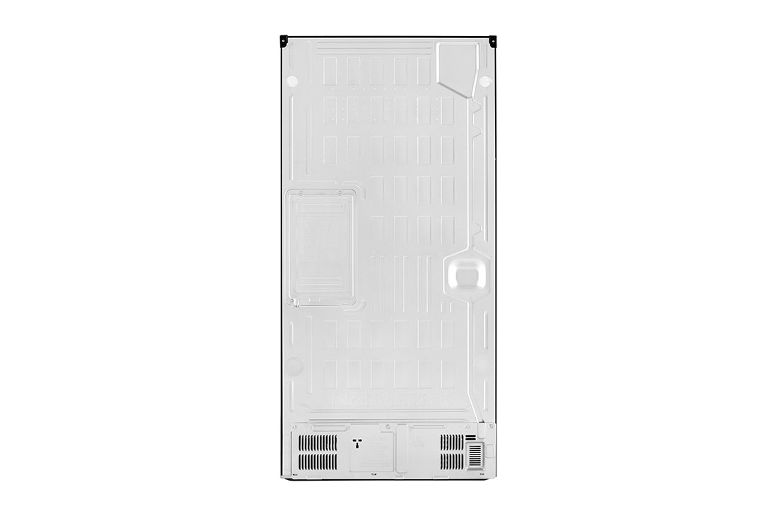 Rear view of outside fridge  LG GF-B530BL