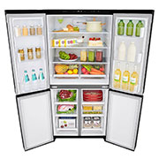 Front view of  inside fridge  LG GF-B530BL
