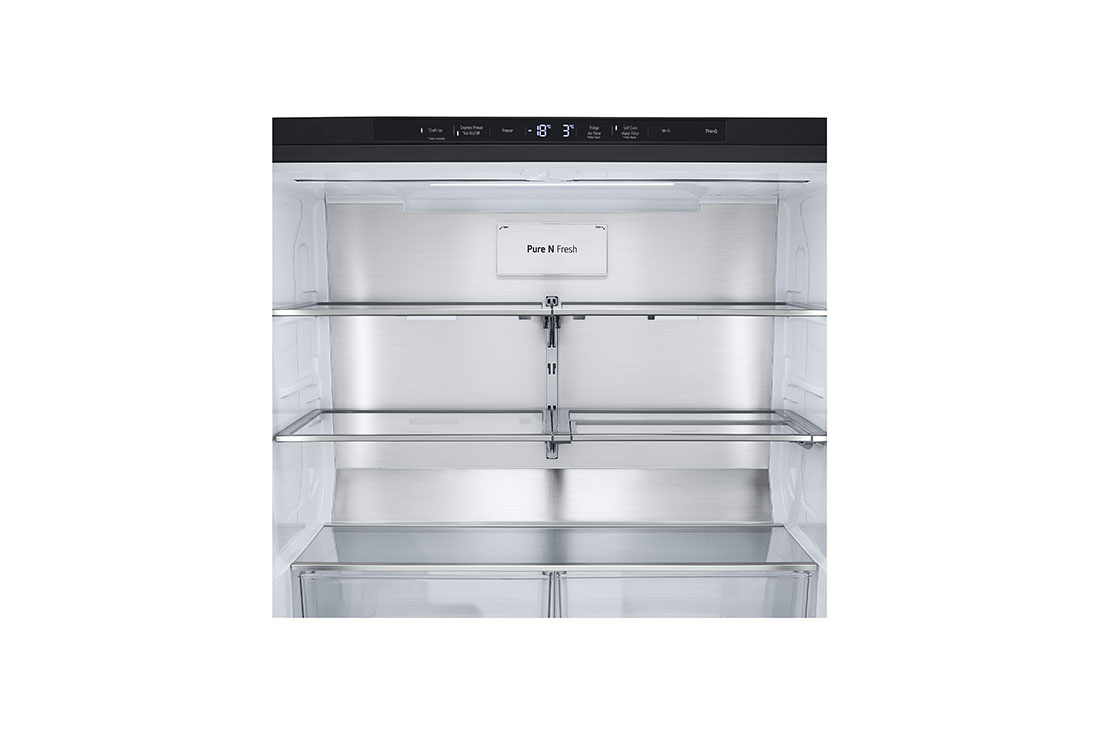 LG 642L French Door Fridge with InstaView™, GF-V700BSLC