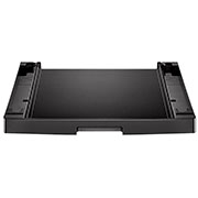 LG STKIT-BK Washing Machine Stacking Kit, Overhead, Shelf Open (Black)