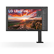 Front view of 32” UltraFine Ergo Monitor with UHD 4K IPS Display 32UN880-B