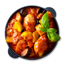 Italian-Style Chicken, Eggplant and Potatoes