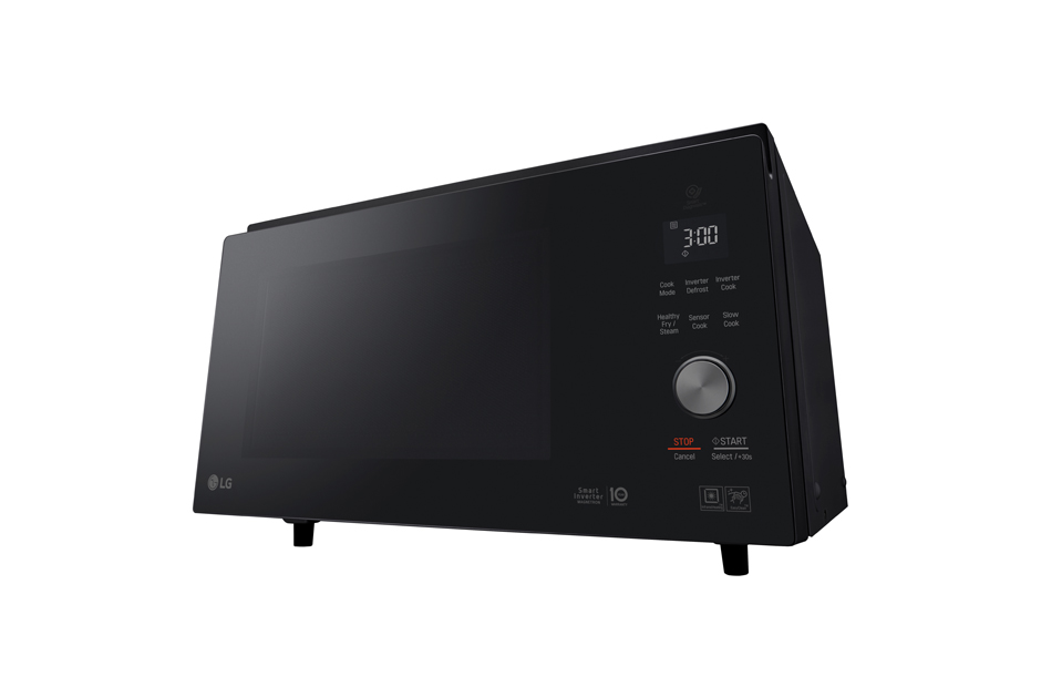 Front view LG MJ3966ABS NeoChef, 39L Smart Inverter Convection Oven
