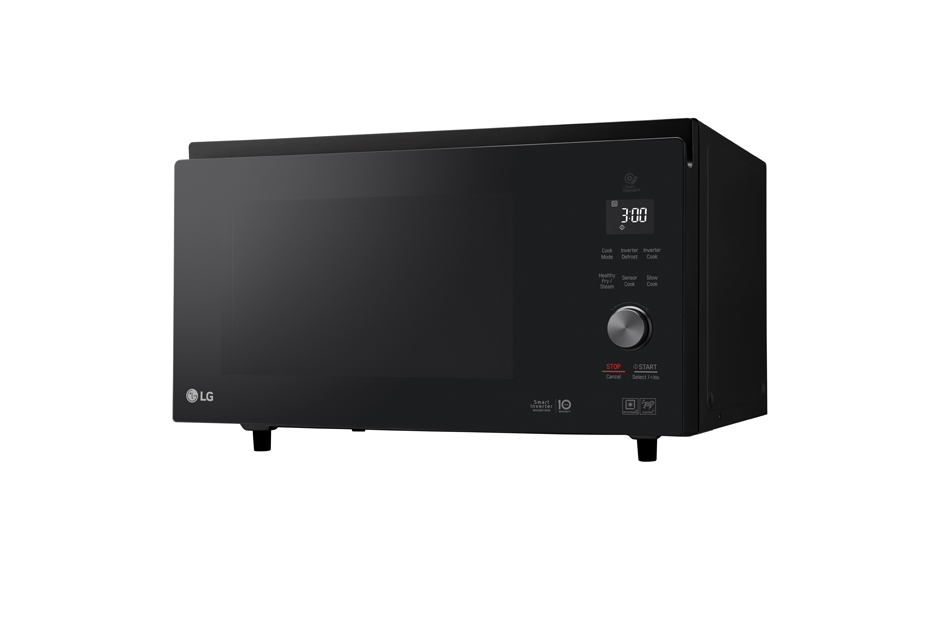 Front view LG MJ3966ABS NeoChef, 39L Smart Inverter Convection Oven