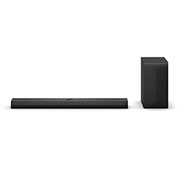 Front view of LG Soundbar S70TY and SubWoofer