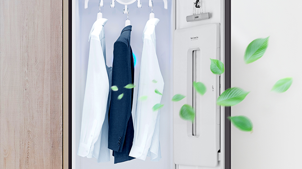 It shows that you can take care of your clothes refreshingly through Styler.
