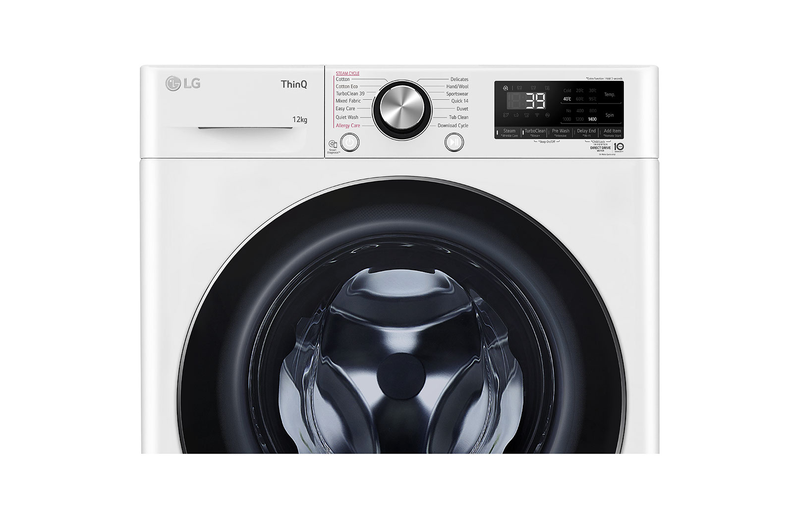 Front image of LG WV9-1412W