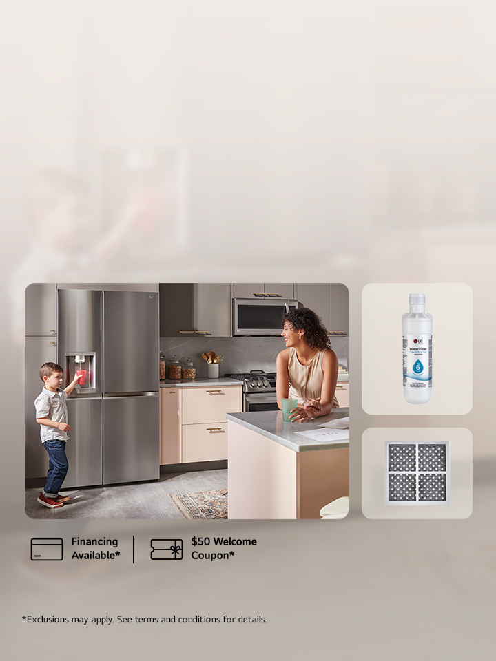 Save 20% on refrigerator accessories