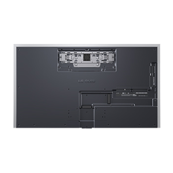 Rear view of LG OLED evo AI G5 4K Smart TV.