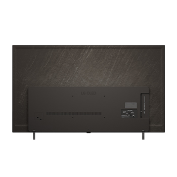 Rear view of LG OLED AI B5 4K Smart TV.