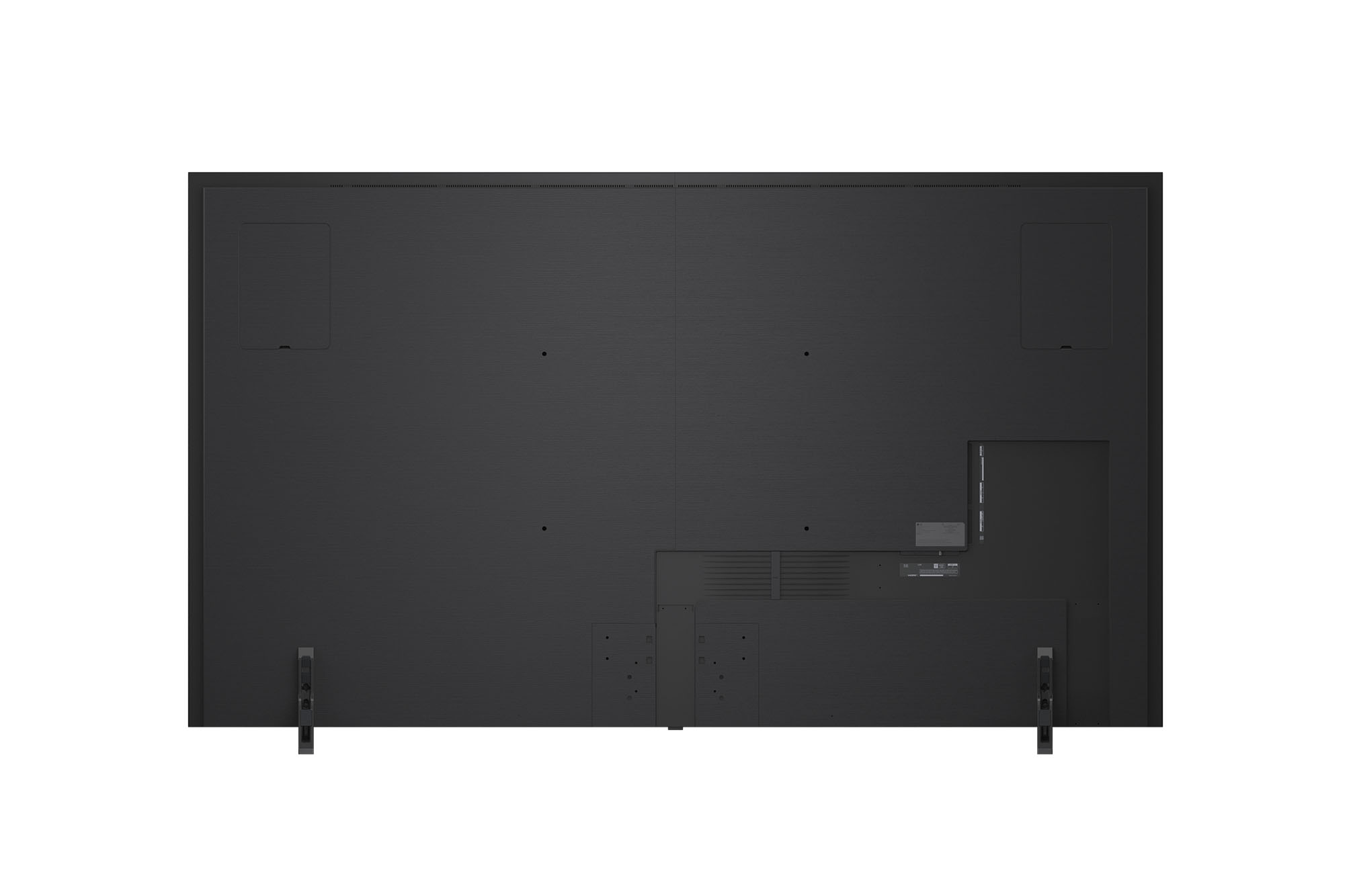 Rear view of LG QNED evo QNED85 TV
