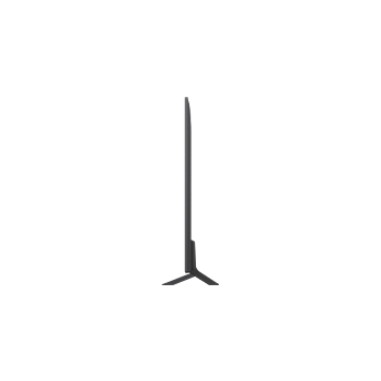Left-facing side view of LG QNED evo QNED85 TV 