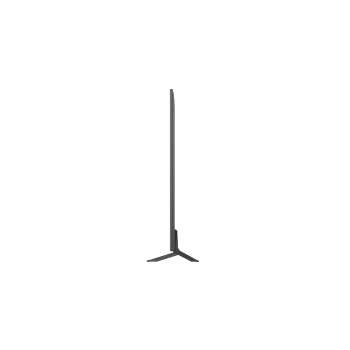 Left-facing side view of LG QNED evo QNED85 TV 