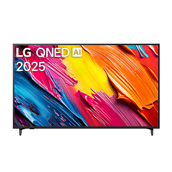 Front view of 55 Inch LG QNED AI QNED70 4k Smart TV 2025 55QNED70AUA