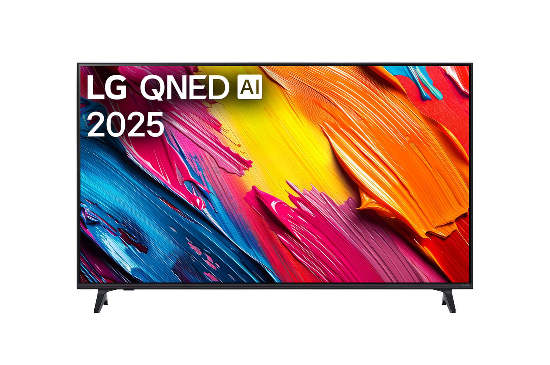 Front view of 65 Inch LG QNED AI QNED70 4k Smart TV 2025 65QNED70AUA