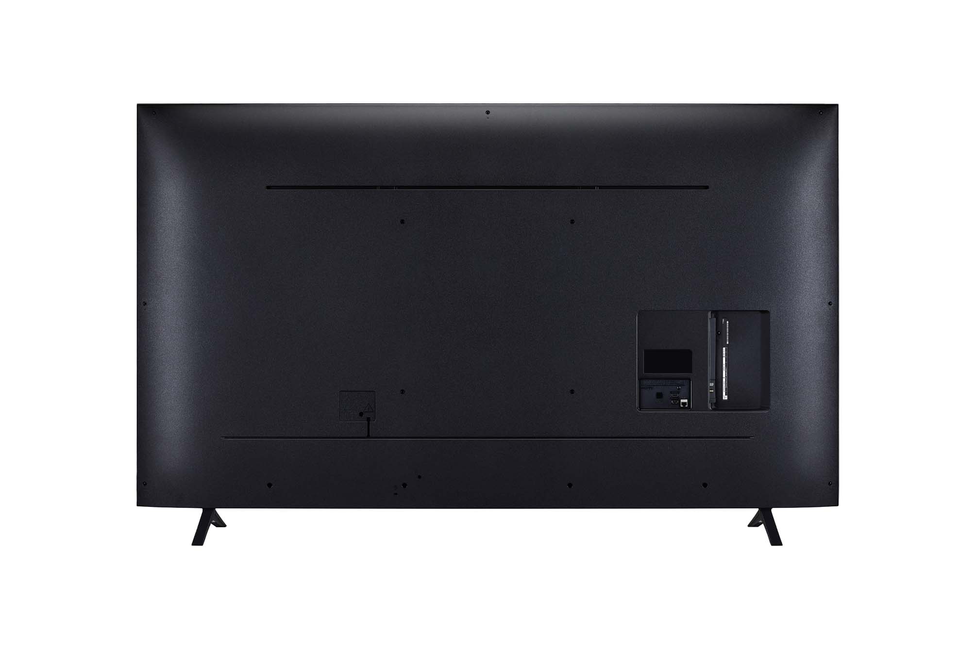 Rear view of LG QNED70 TV