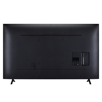 Rear view of LG QNED70 TV