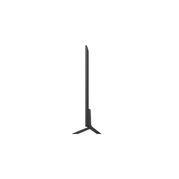 Left-facing side view of LG QNED80 TV 