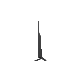 Left-facing side view of LG QNED82 TV 