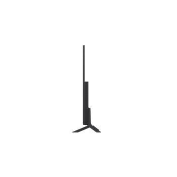Left-facing side view of LG QNED82 TV 