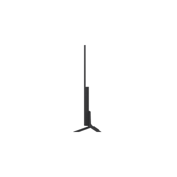 Left-facing side view of LG QNED82 TV 