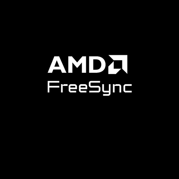 LG monitor image with the AMD FreeSync logo on a black background illustrates variable refresh rate for reduced tearing.