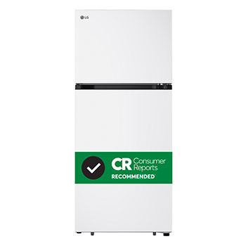 Front view of LG Refrigerators, Top freezer LT18S2100W