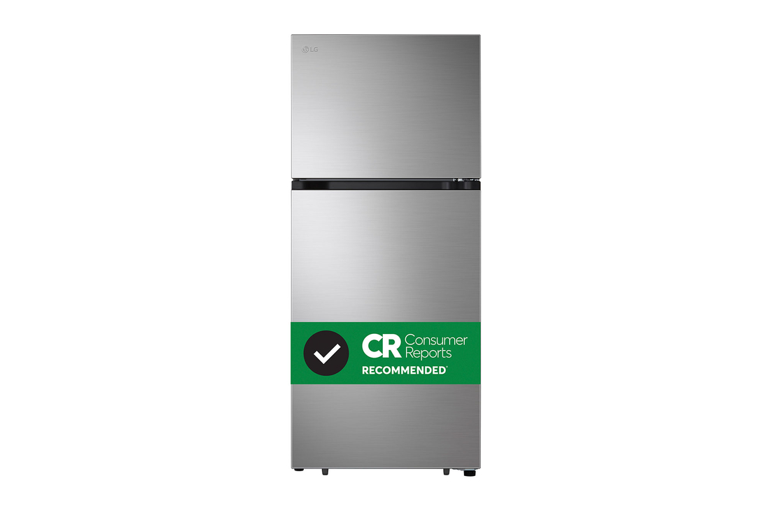 Front view of LG Refrigerators, Top freezer LT18S2100S