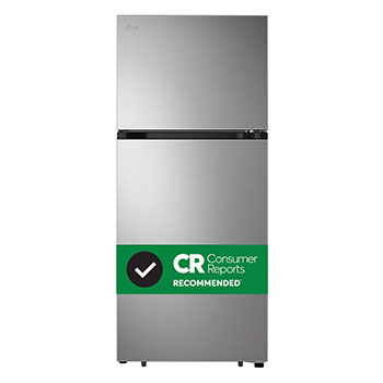 Front view of LG Refrigerators, Top freezer LT18S2100S
