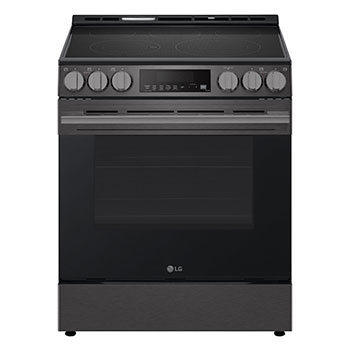 Front view of 30" Elec. 6.3 cu ft. Range | Fan Convection, Air Fry , SelfClean, EasyClean®& Smart (LSEL6333ZE)