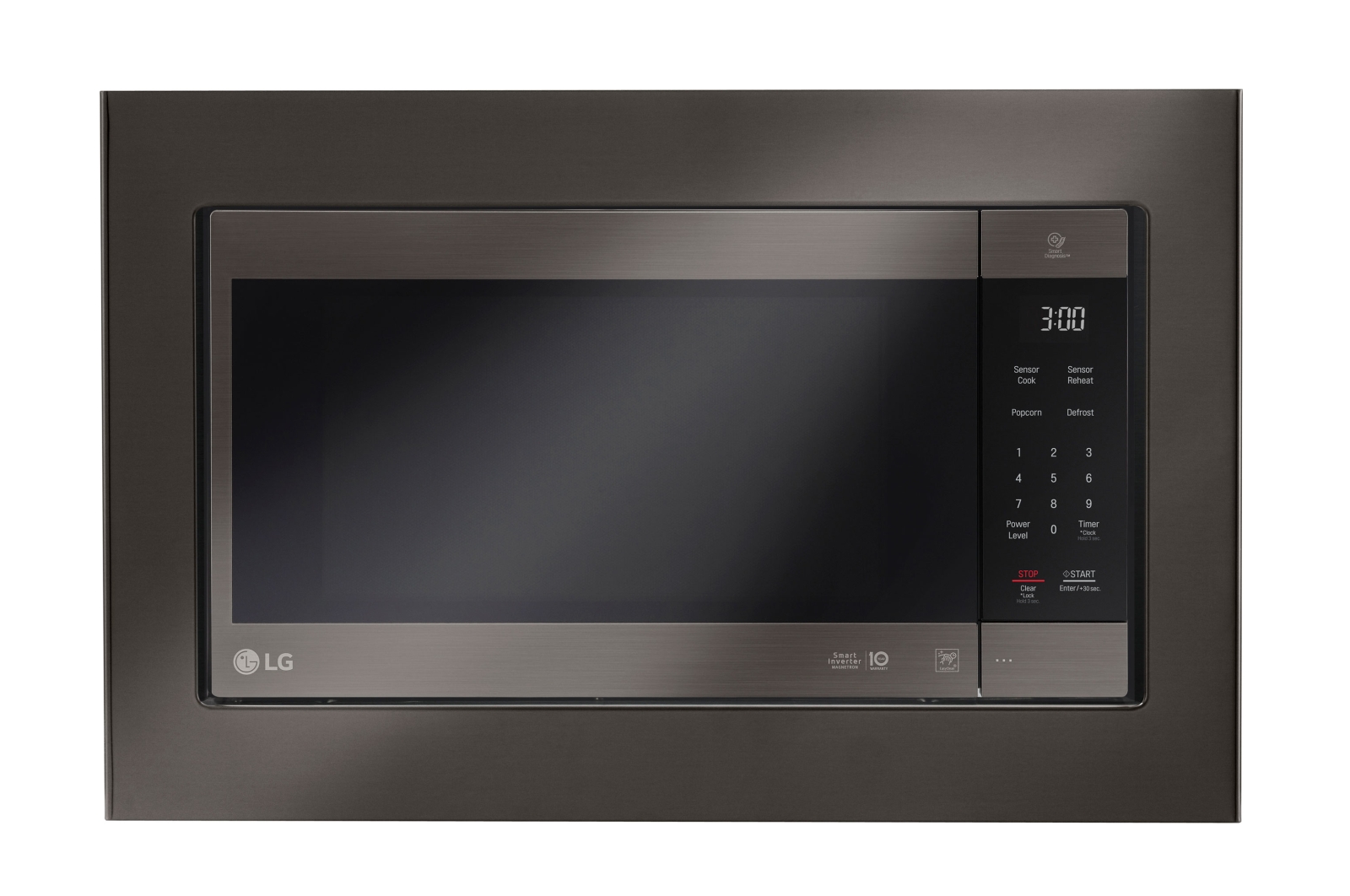 Front view of LG Microwave Trim Kit - MK2030NBD