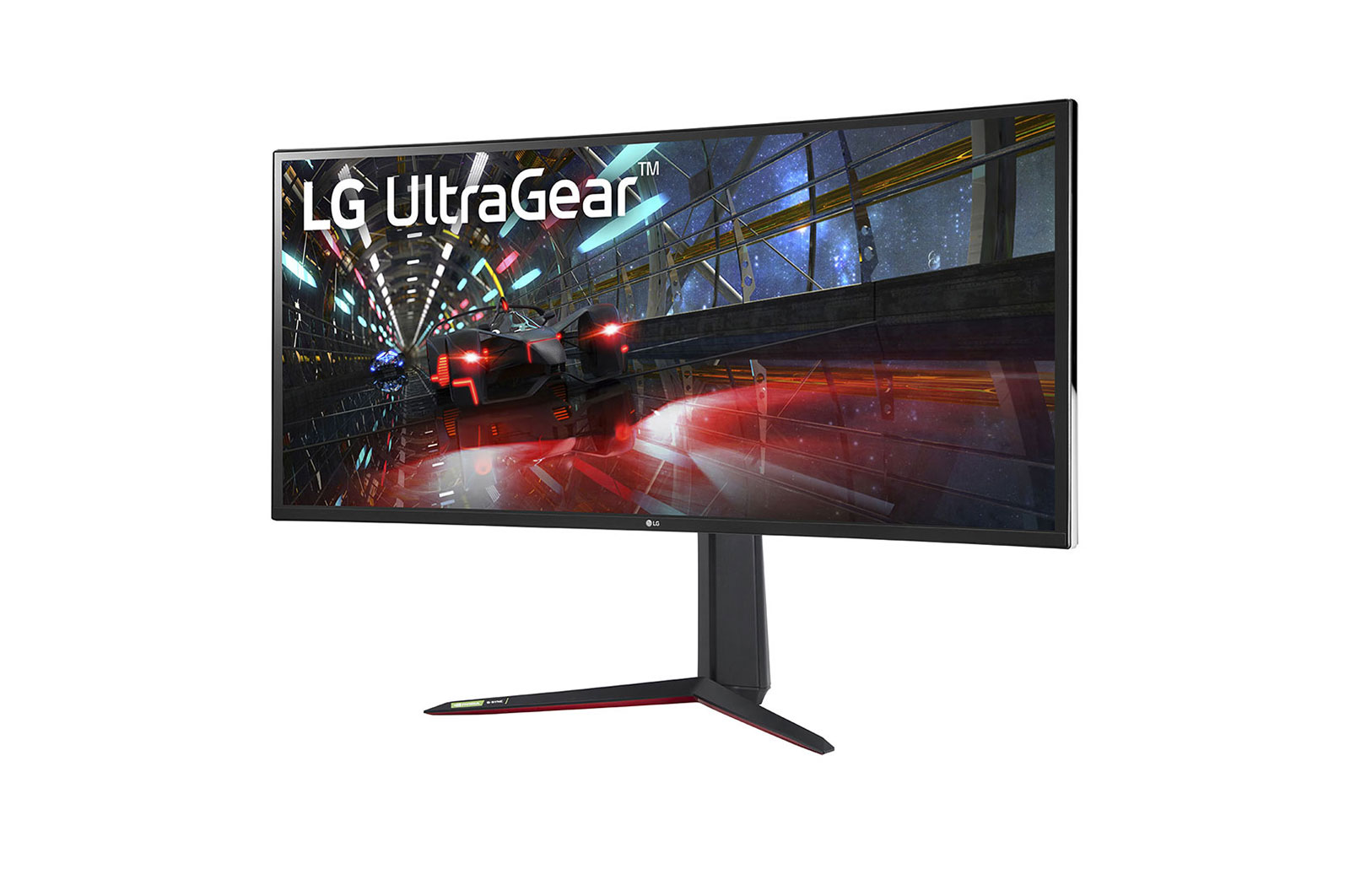 LG 38” UltraGear Curved WQHD+ Nano IPS 1ms 144Hz HDR 600 Monitor with G-SYNC® Compatibility, 38GN950-B