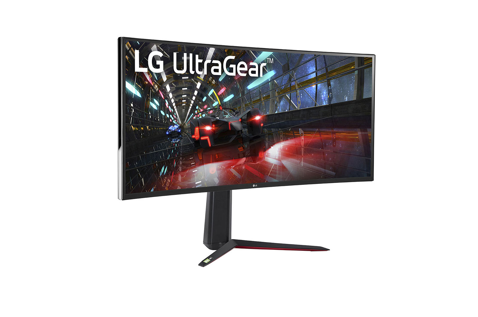 LG 38” UltraGear Curved WQHD+ Nano IPS 1ms 144Hz HDR 600 Monitor with G-SYNC® Compatibility, 38GN950-B