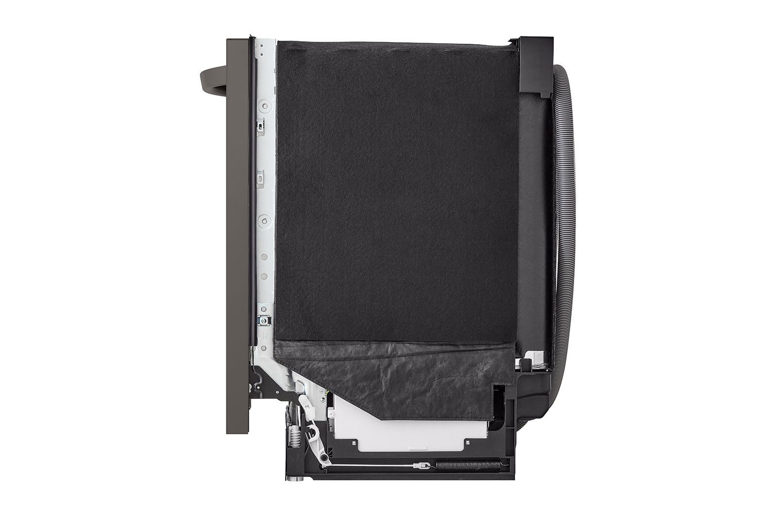 LG 24" 1-Hour Wash & Dry, TrueSteam®, QuadWash® Pro & Dynamic Heat Dry™ 42 dB, Top Control, Black Stainless, LG, LDTH7972D