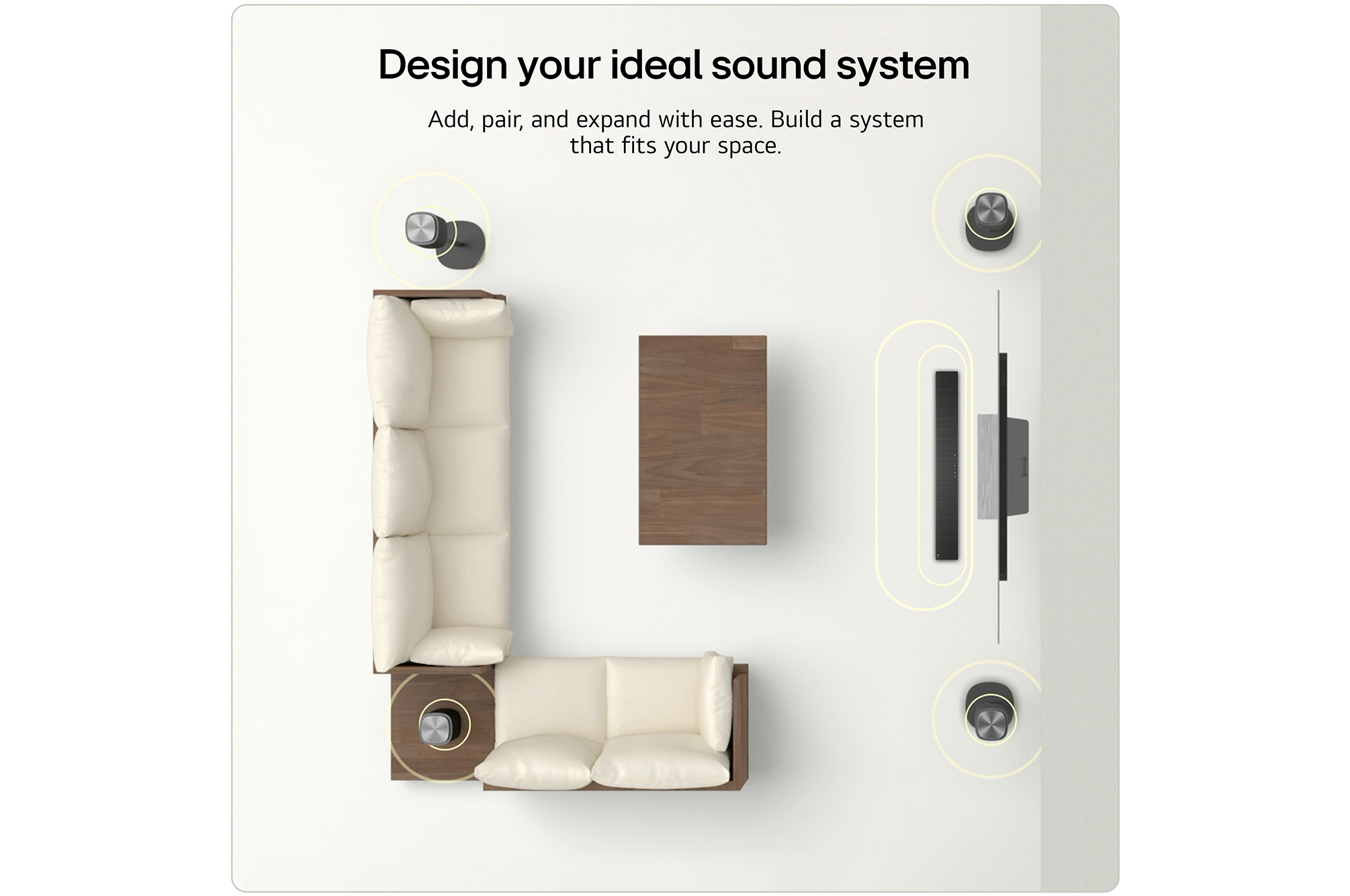 LG Sound Suite Stereo Suite 7 Pro (set) for real surround stereo sound (M7 2ea + W7), M7M7W7