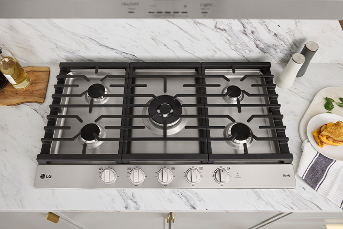  5 Sealed Gas Burners
