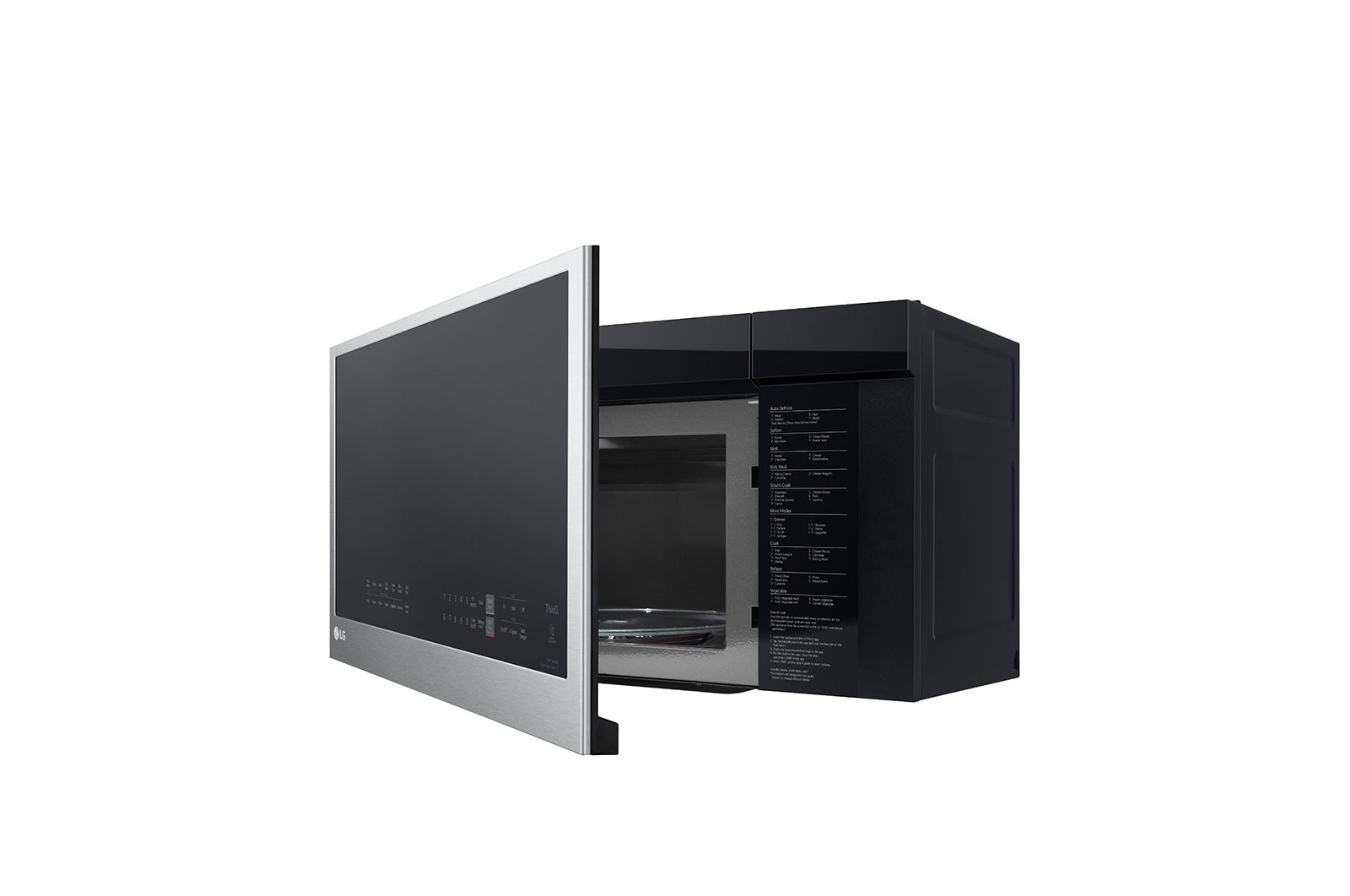 LG 2.0 cu ft. Over the Range Microwave Oven | Sensor Cook, 400 CFM Power Ventilation, EasyClean®& Smart, Stainless, MVEL2033F
