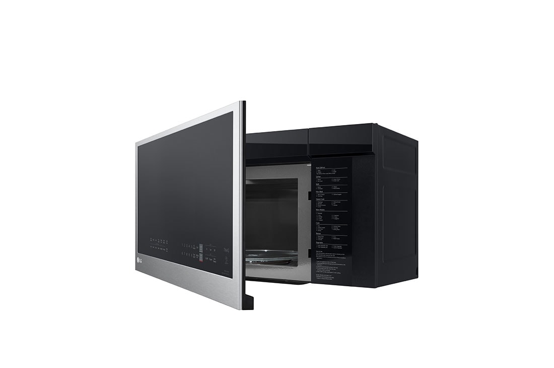 LG 2.0 cu ft. Over the Range Microwave Oven | Sensor Cook, 400 CFM Power Ventilation, EasyClean®& Smart, Stainless, MVEL2033F